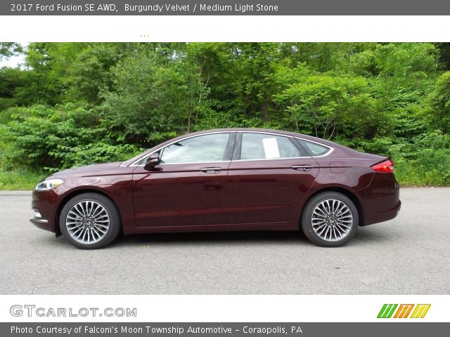 2017 Ford Fusion SE AWD in Burgundy Velvet