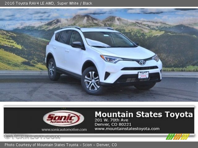 2016 Toyota RAV4 LE AWD in Super White