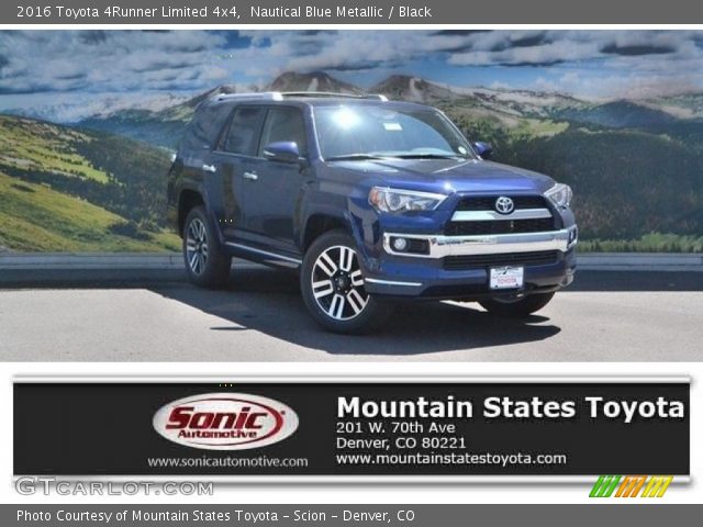 2016 Toyota 4Runner Limited 4x4 in Nautical Blue Metallic
