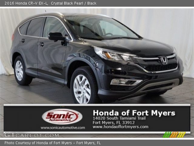 2016 Honda CR-V EX-L in Crystal Black Pearl