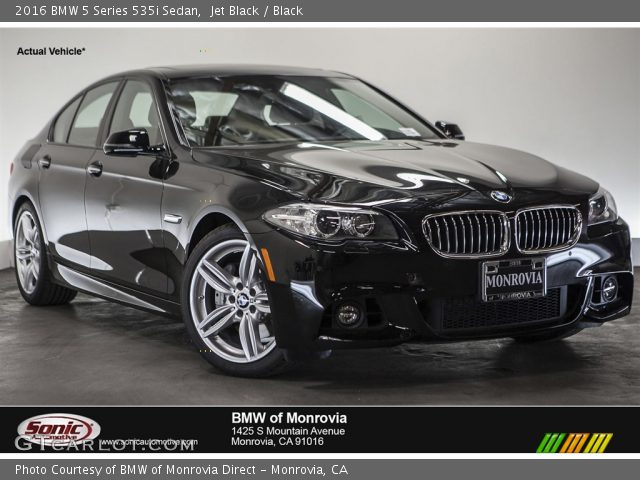 2016 BMW 5 Series 535i Sedan in Jet Black