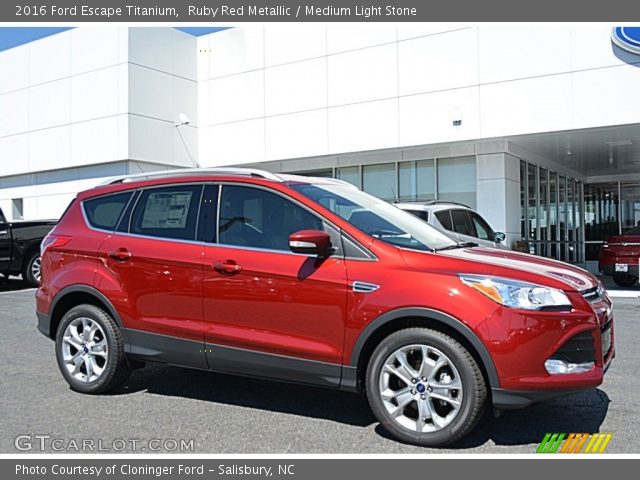 2016 Ford Escape Titanium in Ruby Red Metallic