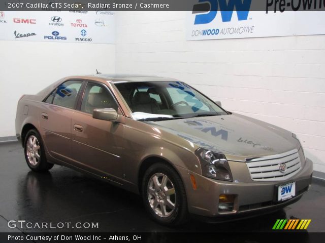 2007 Cadillac CTS Sedan in Radiant Bronze