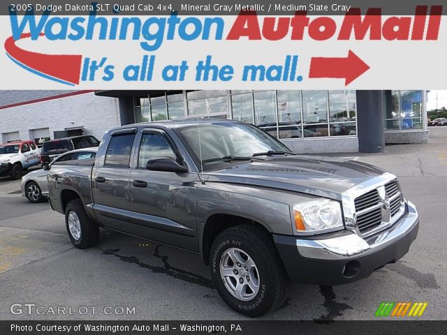 2005 Dodge Dakota SLT Quad Cab 4x4 in Mineral Gray Metallic