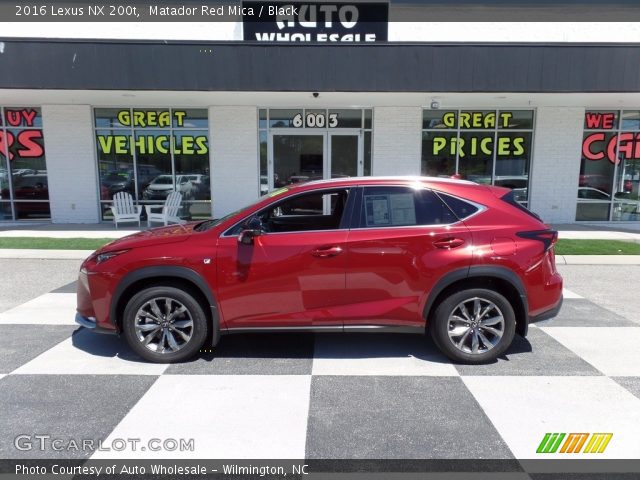 2016 Lexus NX 200t in Matador Red Mica