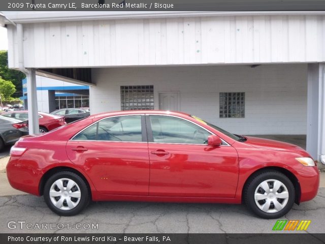 2009 Toyota Camry LE in Barcelona Red Metallic