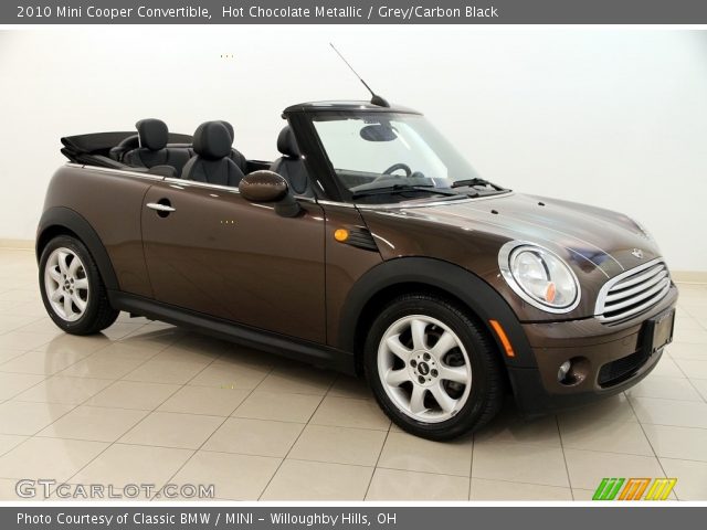 2010 Mini Cooper Convertible in Hot Chocolate Metallic