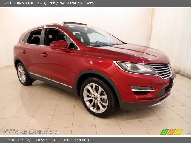 2015 Lincoln MKC AWD in Ruby Red Metallic