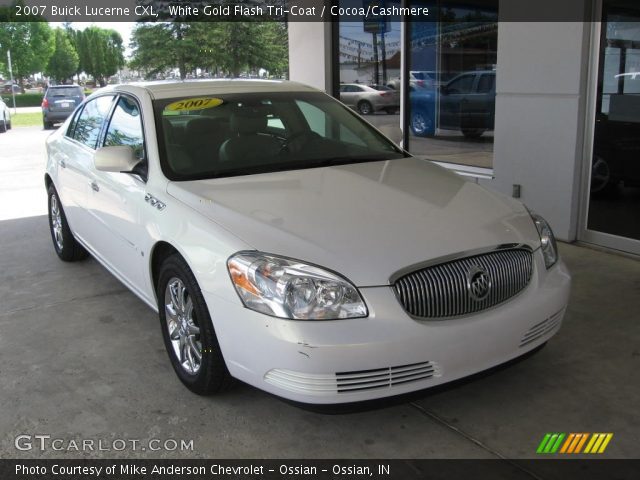 2007 Buick Lucerne CXL in White Gold Flash Tri-Coat