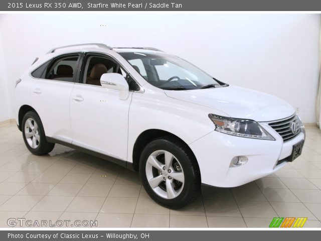 2015 Lexus RX 350 AWD in Starfire White Pearl