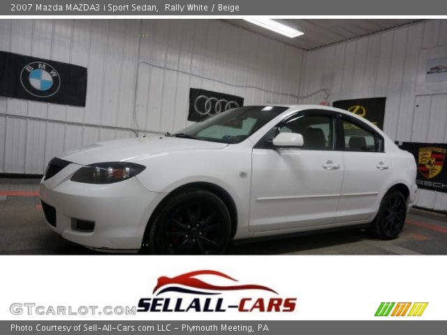 2007 Mazda MAZDA3 i Sport Sedan in Rally White