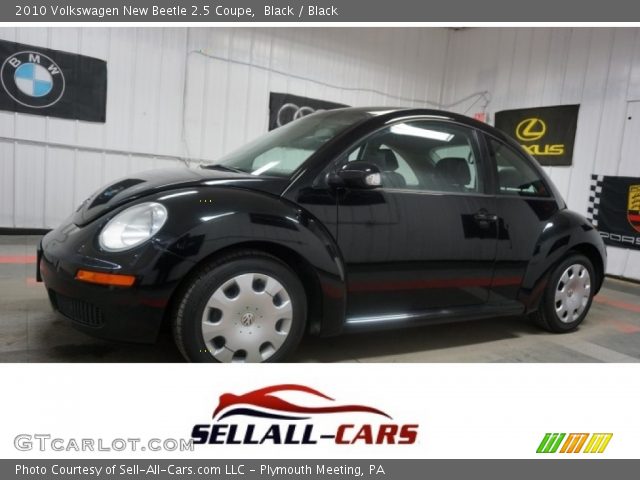 2010 Volkswagen New Beetle 2.5 Coupe in Black