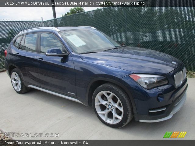 2015 BMW X1 xDrive28i in Deep Sea Blue Metallic
