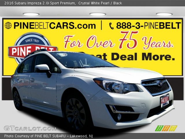 2016 Subaru Impreza 2.0i Sport Premium in Crystal White Pearl