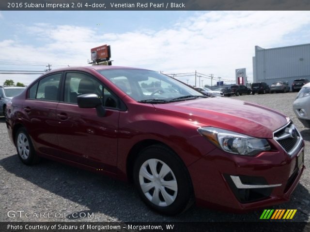 2016 Subaru Impreza 2.0i 4-door in Venetian Red Pearl