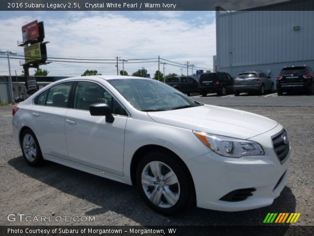 2016 Subaru Legacy 2.5i in Crystal White Pearl