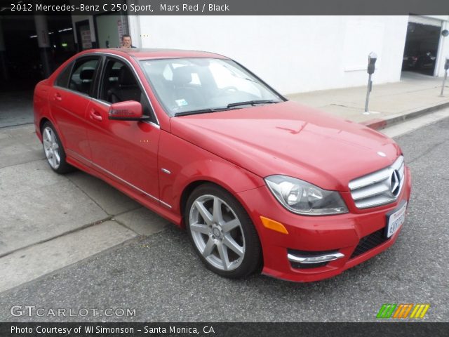 2012 Mercedes-Benz C 250 Sport in Mars Red