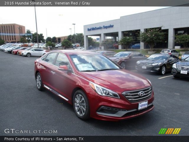 2016 Hyundai Sonata Sport in Venetian Red
