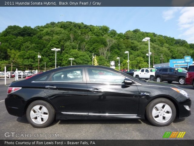 2011 Hyundai Sonata Hybrid in Black Onyx Pearl