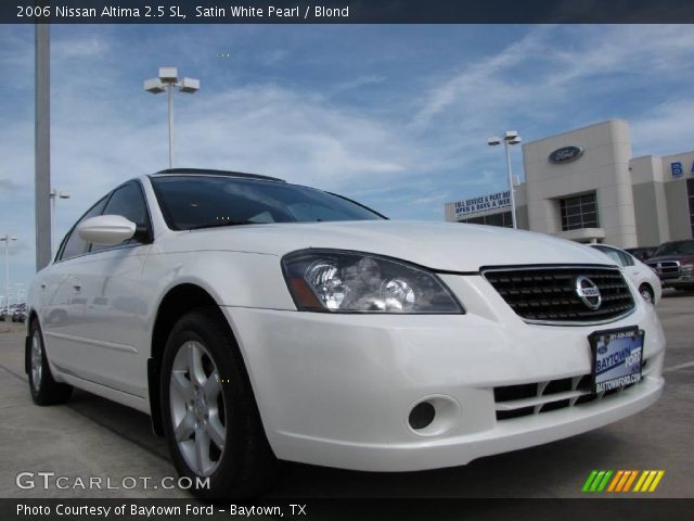 2006 Nissan Altima 2.5 SL in Satin White Pearl