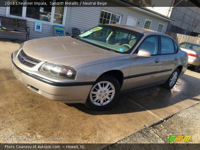 2003 Chevrolet Impala  in Sandrift Metallic