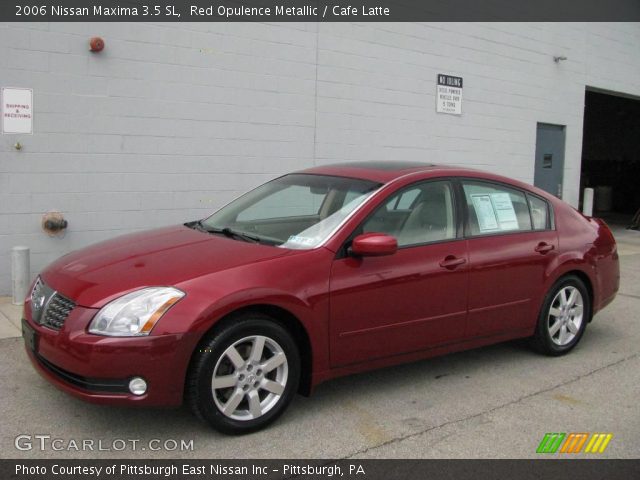 2006 Nissan Maxima 3.5 SL in Red Opulence Metallic