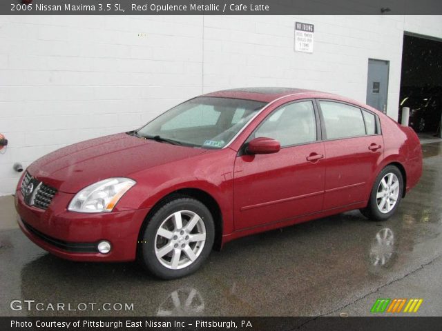 2006 Nissan Maxima 3.5 SL in Red Opulence Metallic