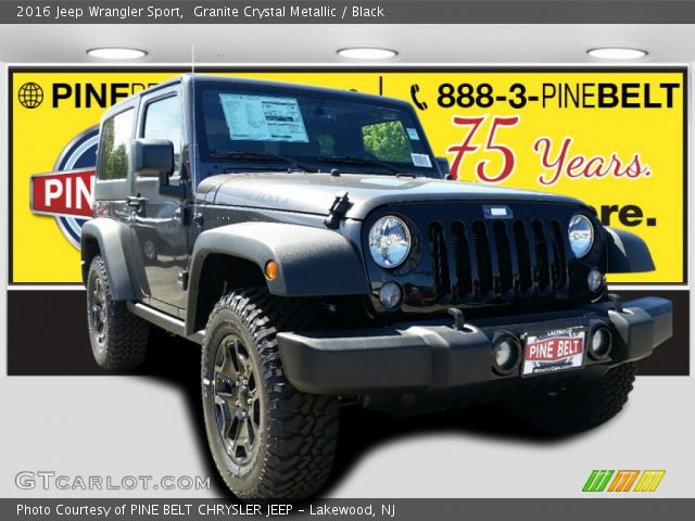 2016 Jeep Wrangler Sport in Granite Crystal Metallic