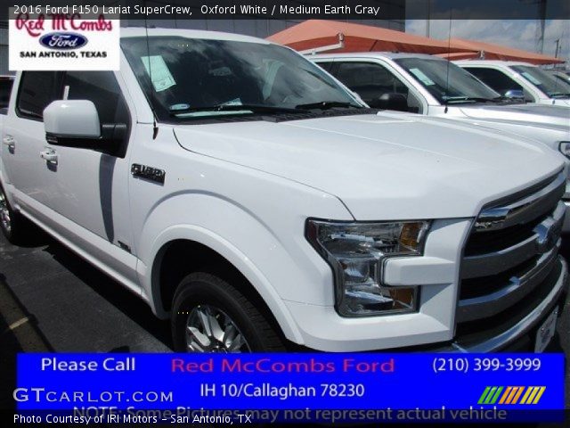 2016 Ford F150 Lariat SuperCrew in Oxford White