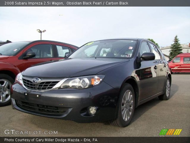 2008 Subaru Impreza 2.5i Wagon in Obsidian Black Pearl