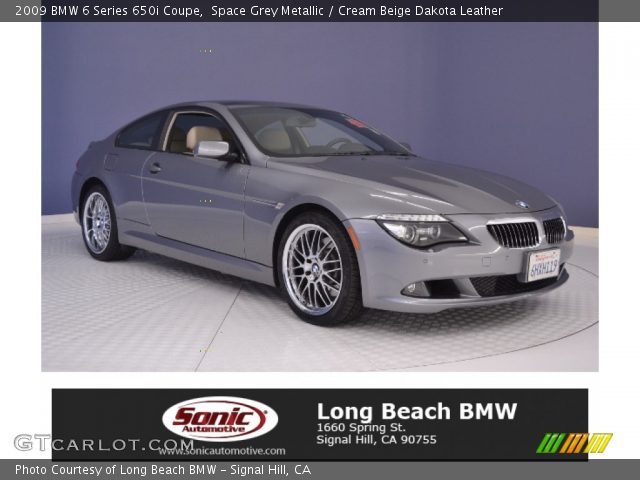 2009 BMW 6 Series 650i Coupe in Space Grey Metallic