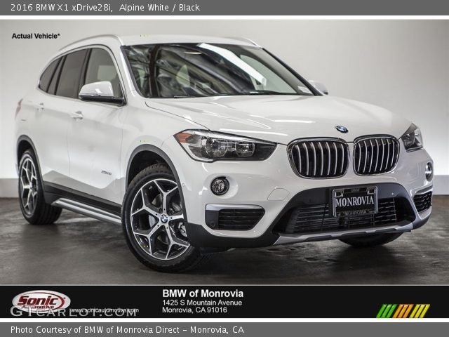 2016 BMW X1 xDrive28i in Alpine White