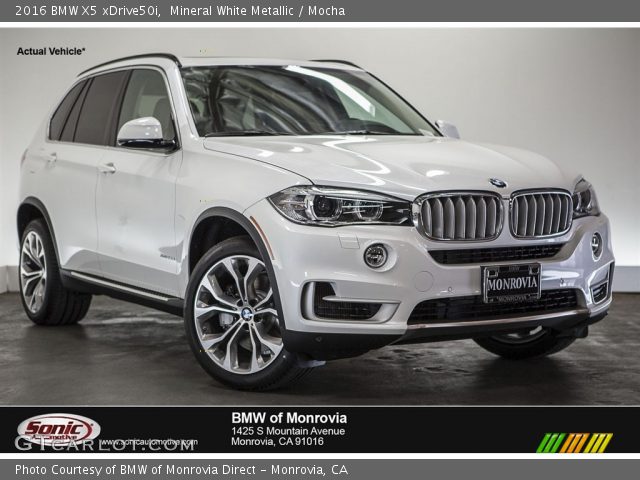 2016 BMW X5 xDrive50i in Mineral White Metallic