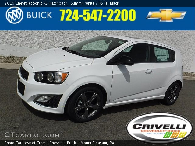 2016 Chevrolet Sonic RS Hatchback in Summit White
