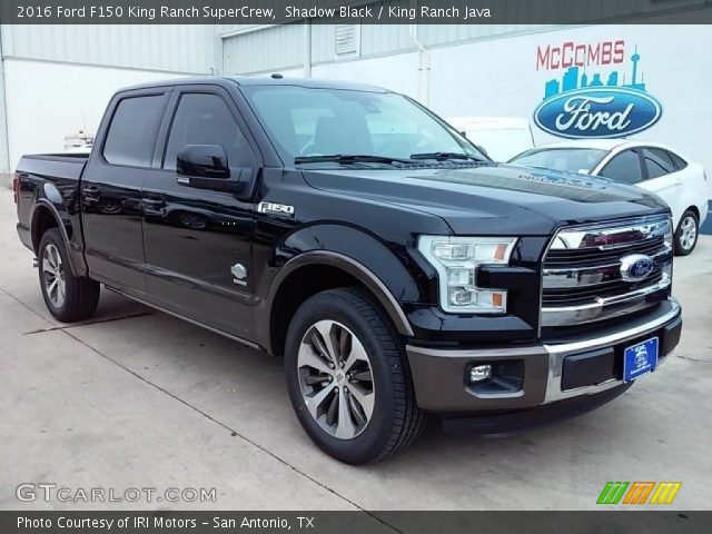 2016 Ford F150 King Ranch SuperCrew in Shadow Black