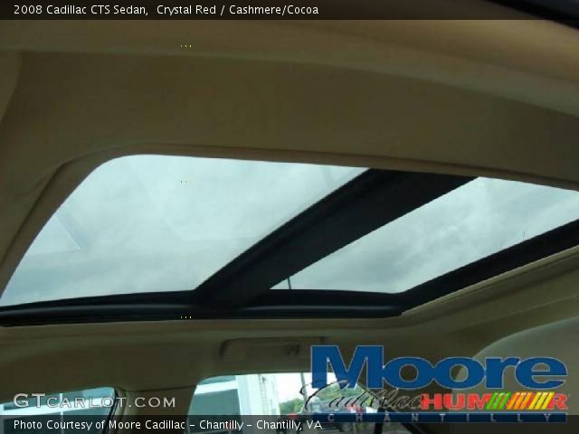2008 Cadillac CTS Sedan in Crystal Red