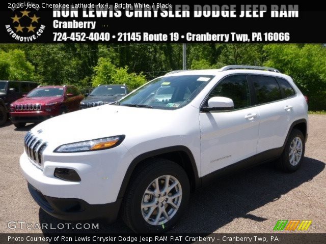 2016 Jeep Cherokee Latitude 4x4 in Bright White