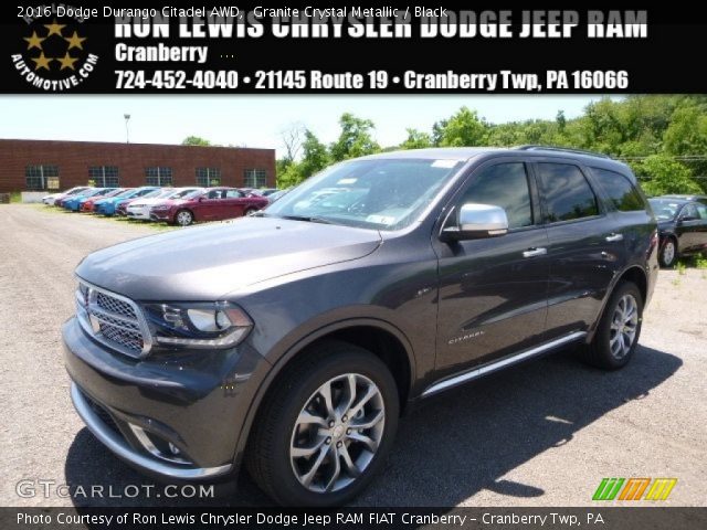 2016 Dodge Durango Citadel AWD in Granite Crystal Metallic