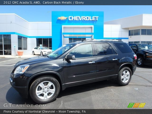 2012 GMC Acadia SL AWD in Carbon Black Metallic