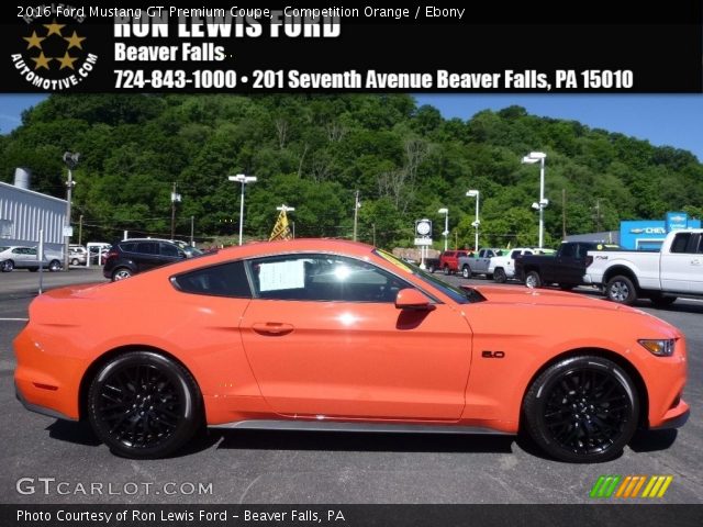 2016 Ford Mustang GT Premium Coupe in Competition Orange