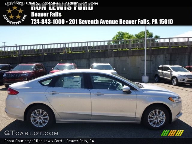 2017 Ford Fusion S in Ingot Silver