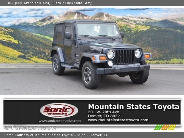 2004 Jeep Wrangler X 4x4 in Black