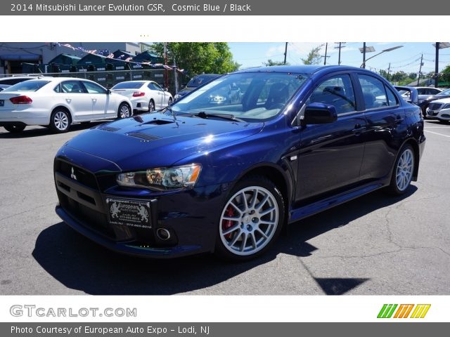 2014 Mitsubishi Lancer Evolution GSR in Cosmic Blue