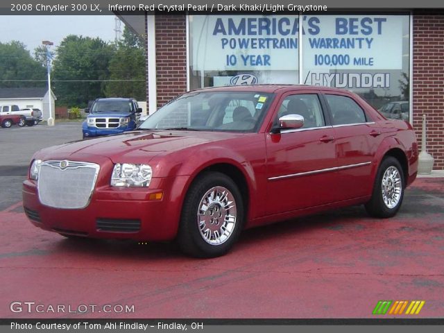 2008 Chrysler 300 LX in Inferno Red Crystal Pearl