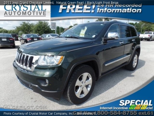 2011 Jeep Grand Cherokee Limited in Natural Green Pearl