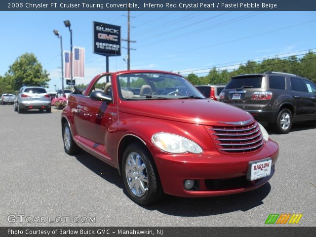 2006 Chrysler PT Cruiser Touring Convertible in Inferno Red Crystal Pearl