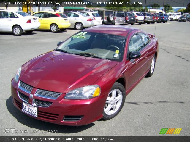 2003 Dodge Stratus SXT Coupe in Deep Red Pearl