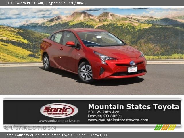 2016 Toyota Prius Four in Hypersonic Red