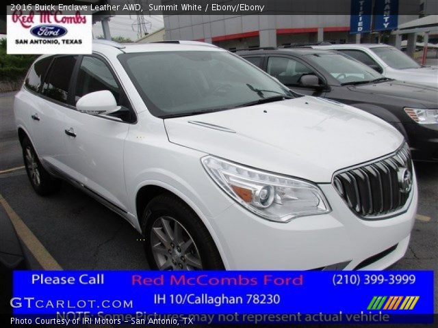 2016 Buick Enclave Leather AWD in Summit White