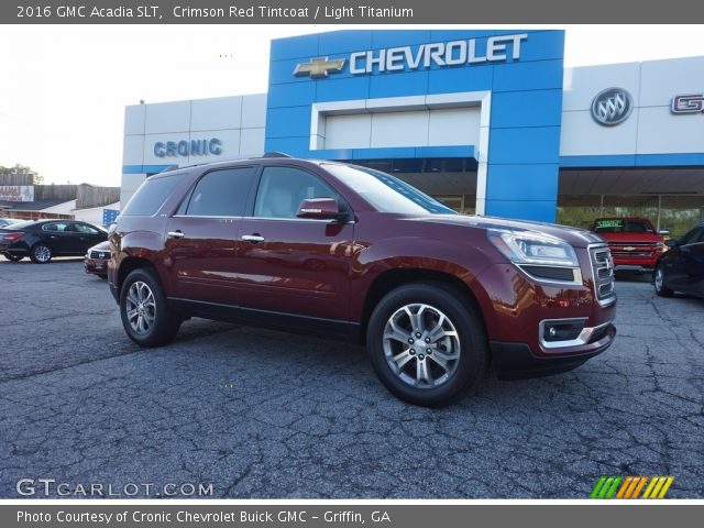 2016 GMC Acadia SLT in Crimson Red Tintcoat